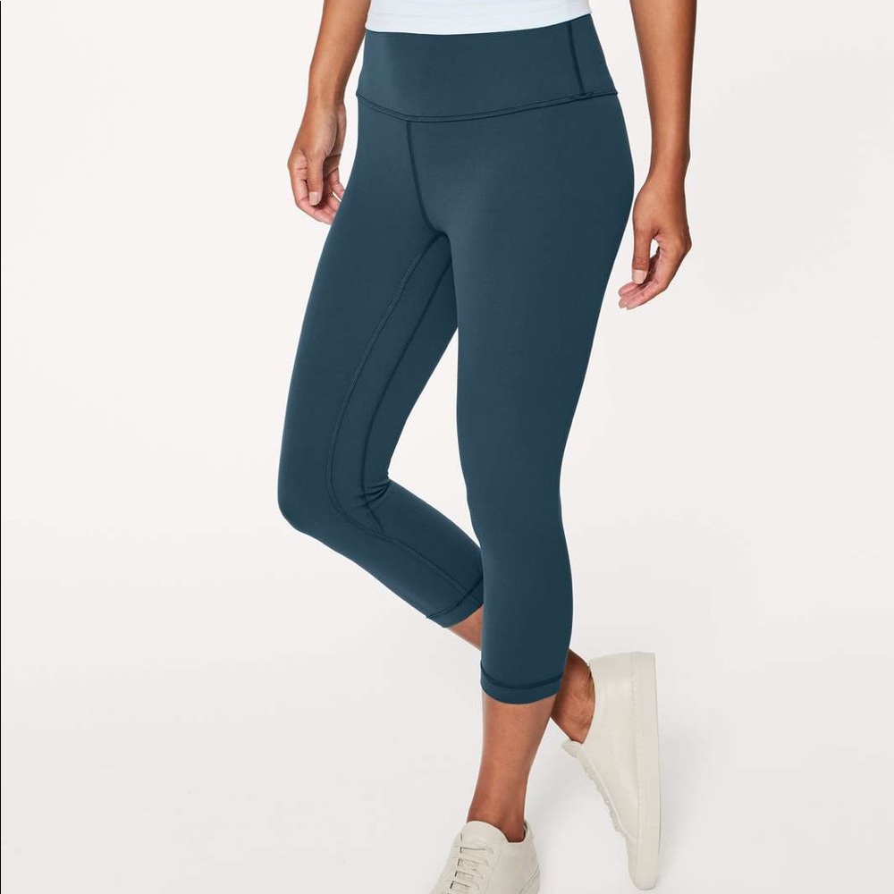 Teal lululemon align leggings